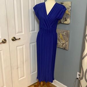 NWT DKNY Women’s MIDI Pleated Dress Size 16
Royal Blue